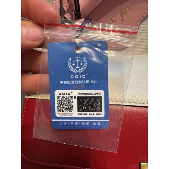 GUCCI Queen Margaret Hand Shoulder Bag Turnlock Leather White Red Blue Pink - Picture 6 of 16